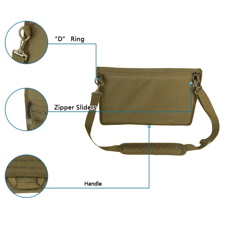Molle Military Laptop Bag Tactical Messenger Bags Computer Backpack Fanny Belt Shouder Camping Outdoor Sports Army Bags
