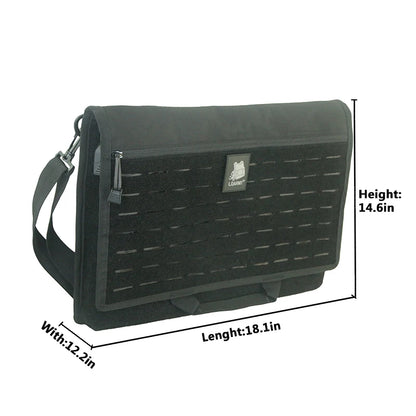 Molle Military Laptop Bag Tactical Messenger Bags Computer Backpack Fanny Belt Shouder Camping Outdoor Sports Army Bags