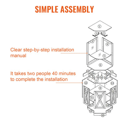 SucceBuy Corner Industrial Bar Cabinet Wine Table for Liquor & Glasses Sideboard Buffet Cabinet with Glass Holder Black Walnut