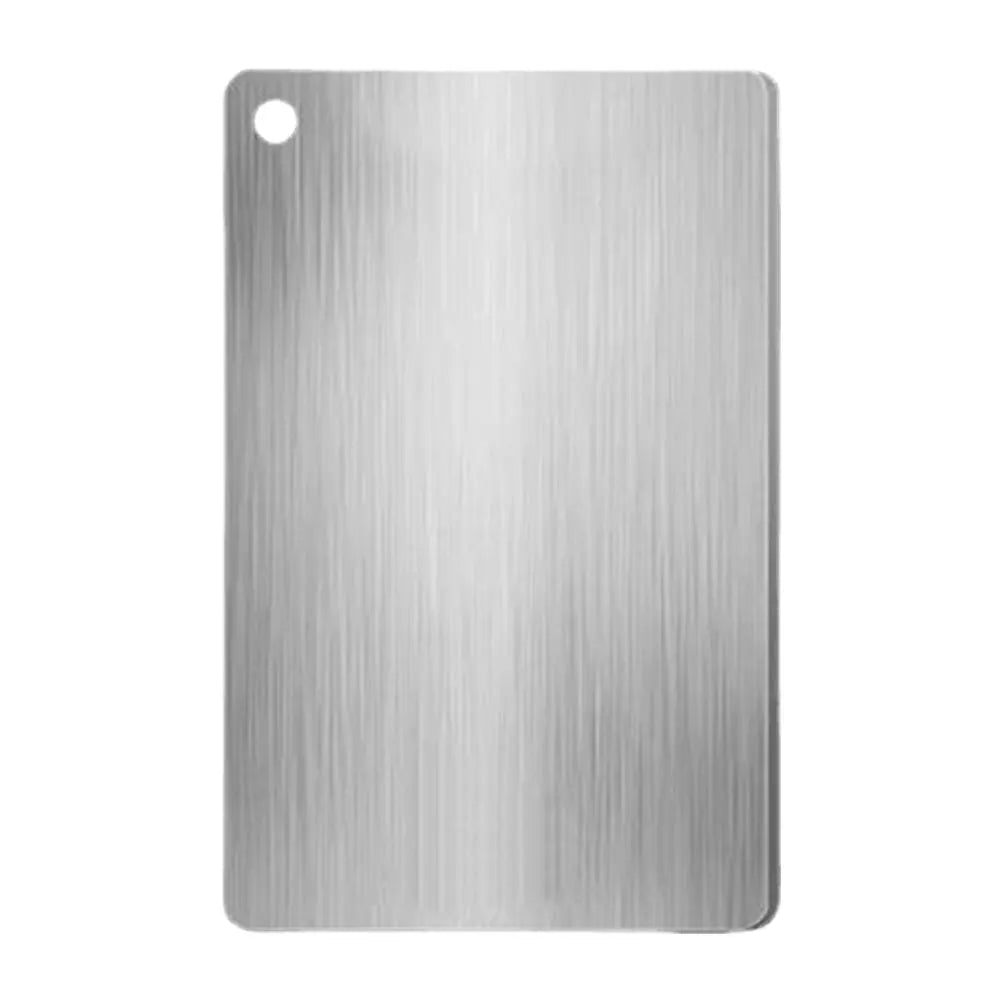 Stainless Steel Cutting Board Double Sided Chopping Board Thickened Baking Board for Kitchen for Meat Fruit Vegetables Baby Food