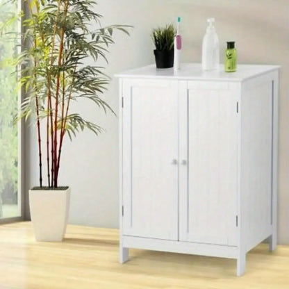Floor Stand Storage Cabinet Cupboard with Door Pantry Home Kitchen Shelves